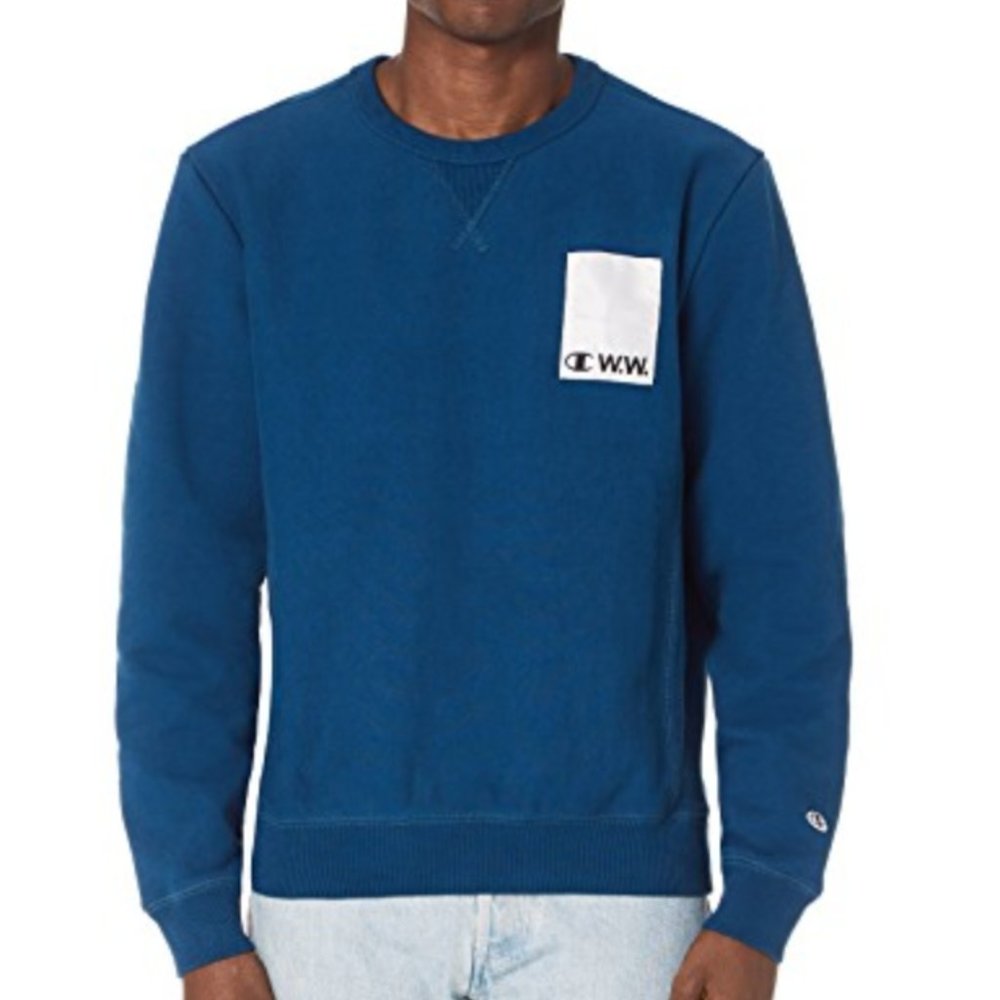 X Champion by Wood Wood Crew Neck Sweatshirt